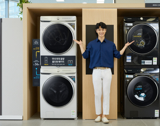 삼성전자는 7월 건조기 매출이 지난해 같은 달과 비교해 60% 이상 성장했다고 24일 밝혔다.<삼성전자 제공>